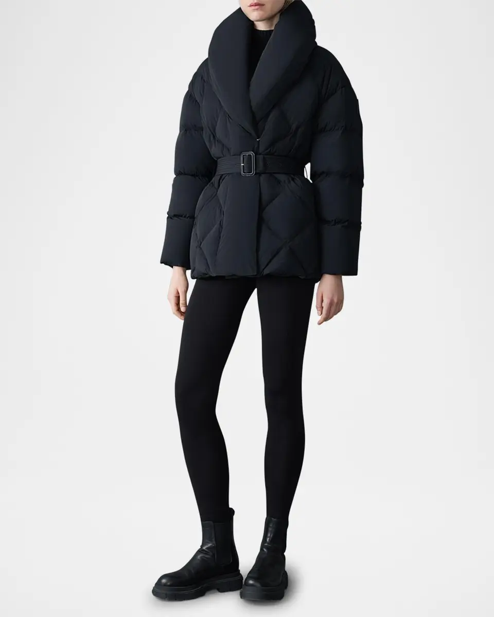 Mackage Olive Belted Down Jacket | Thumbnail 2