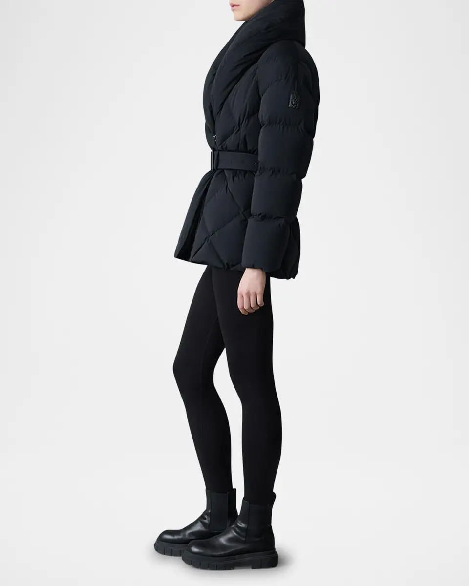 Mackage Olive Belted Down Jacket | Thumbnail 5