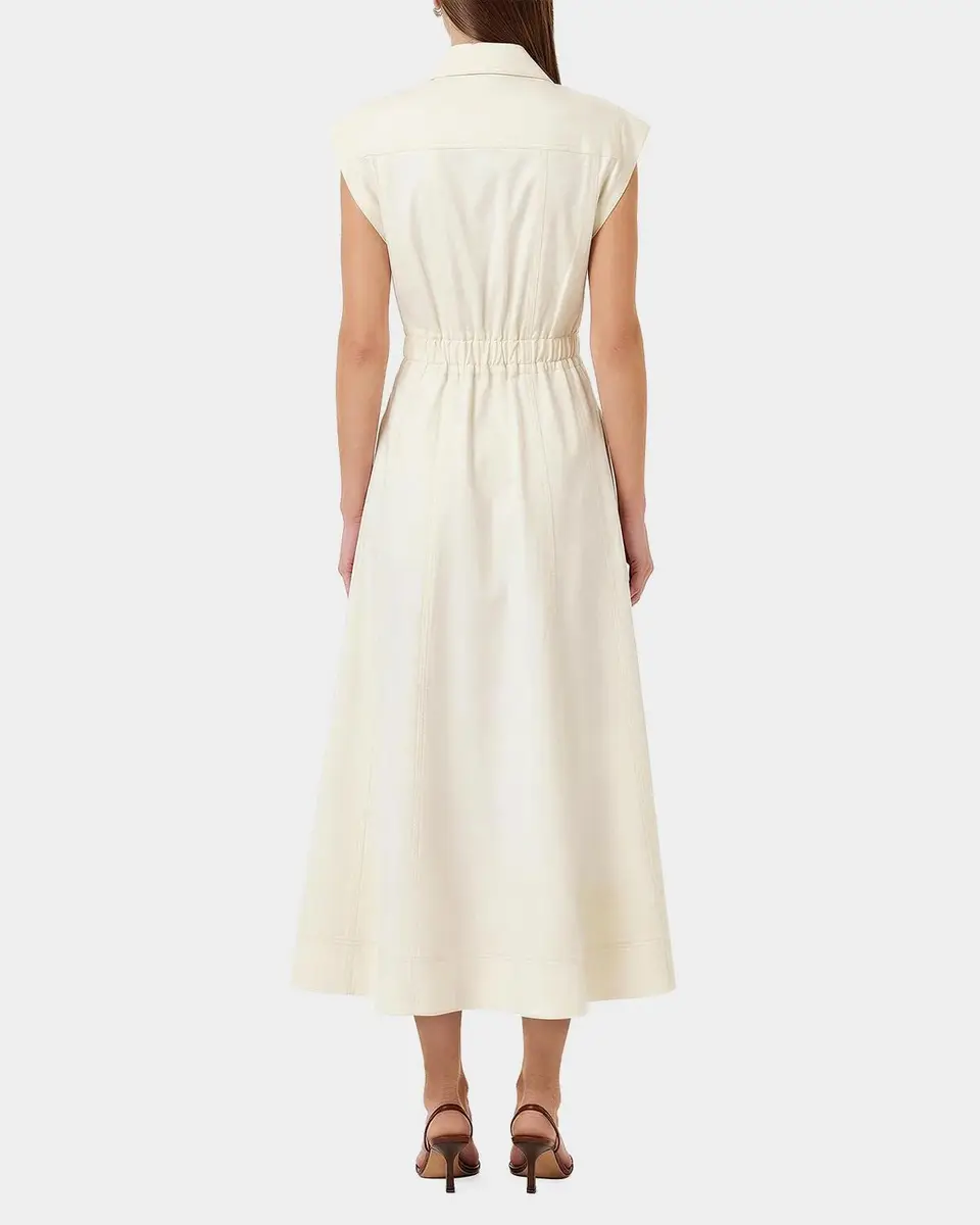 NICHOLAS Romina Striata-Print Utility Midi Dress | Thumbnail 3 NICHOLAS Romina Striata-Print Utility Midi Dress | Thumbnail 3
