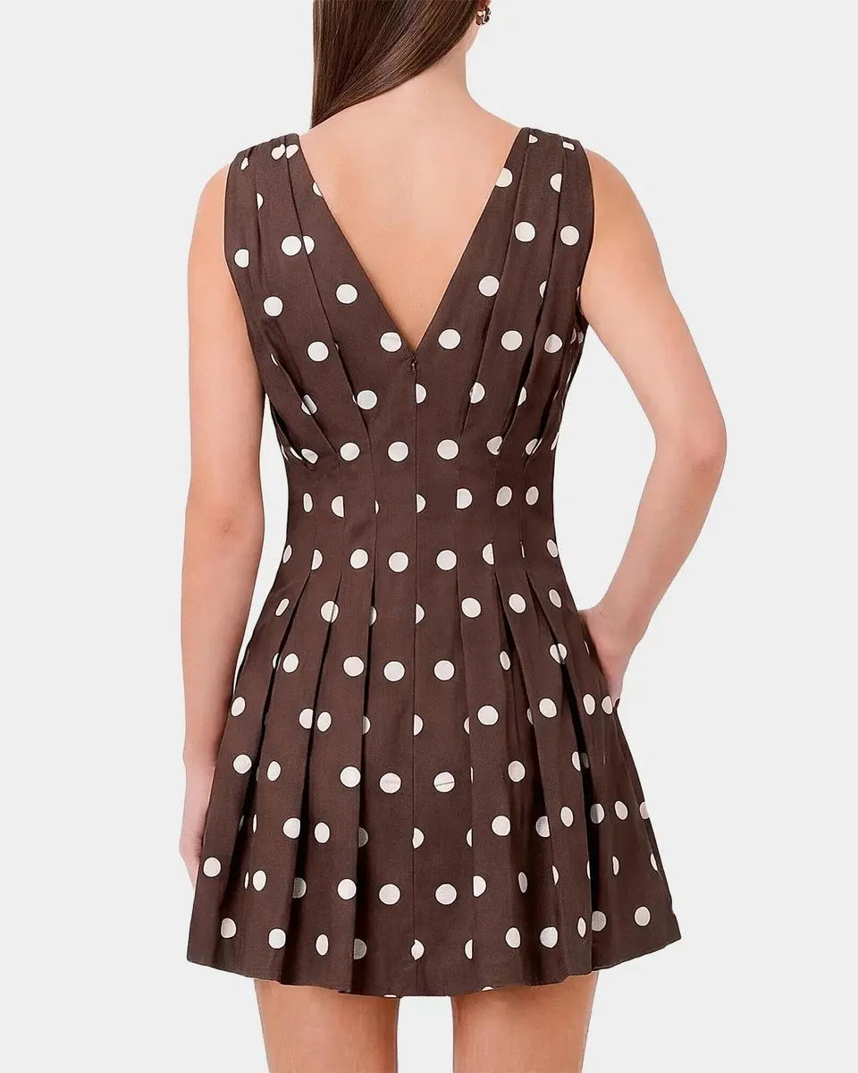 NICHOLAS Elvira Pleated Floral-Print Mini Dress | Thumbnail 2