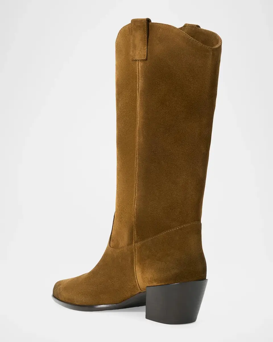 Staud 55mm Monty Suede Cowboy Boots | Thumbnail 2