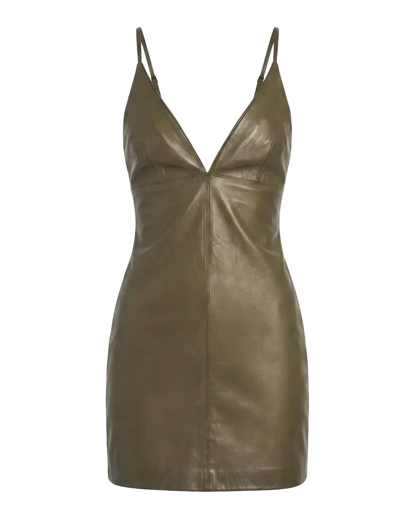Beyza Leather Mini Dress Beyza Leather Mini Dress