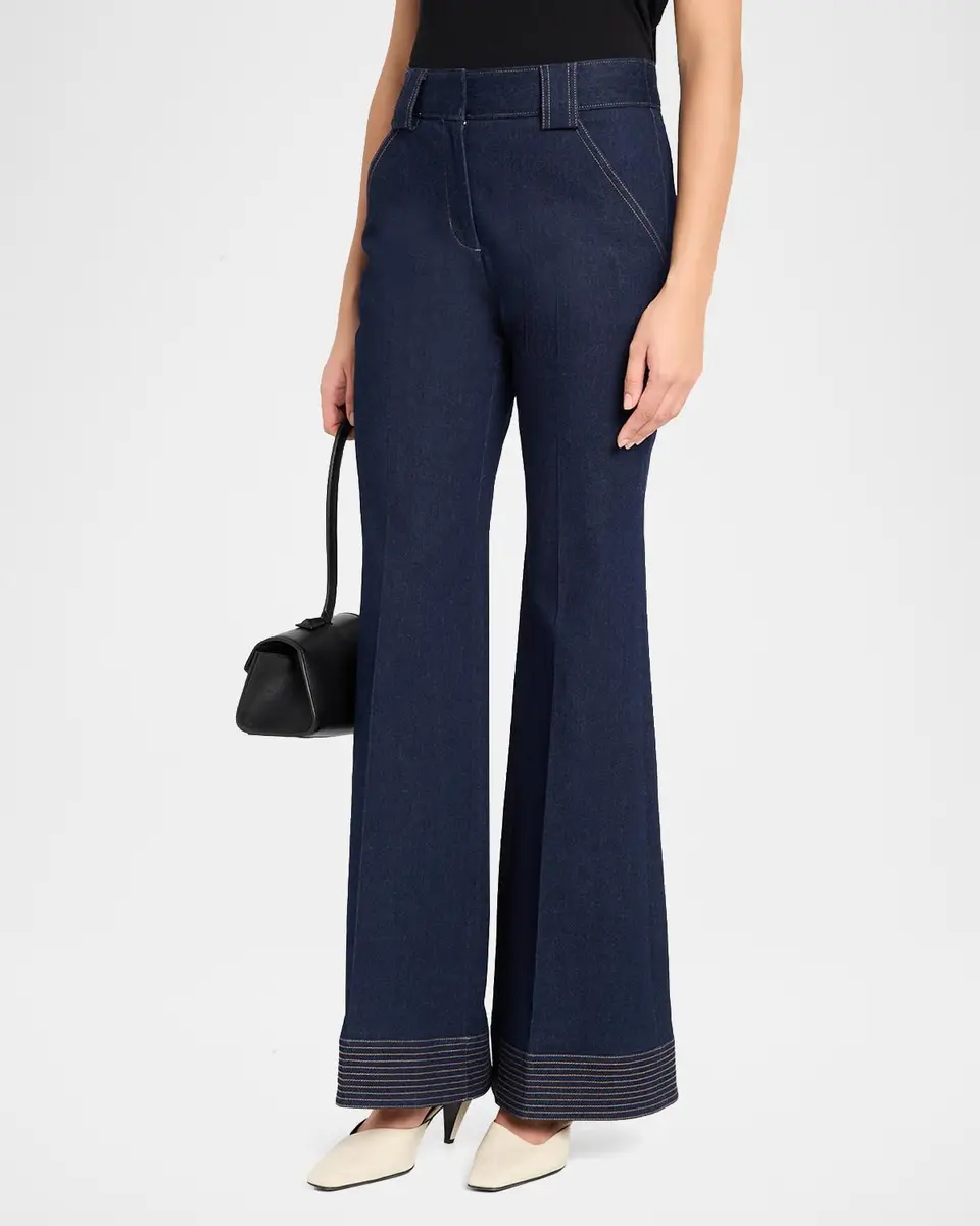 Veronica Beard Lancelor High-Rise Wide-Leg Jeans | Thumbnail 4 Veronica Beard Lancelor High-Rise Wide-Leg Jeans | Thumbnail 4