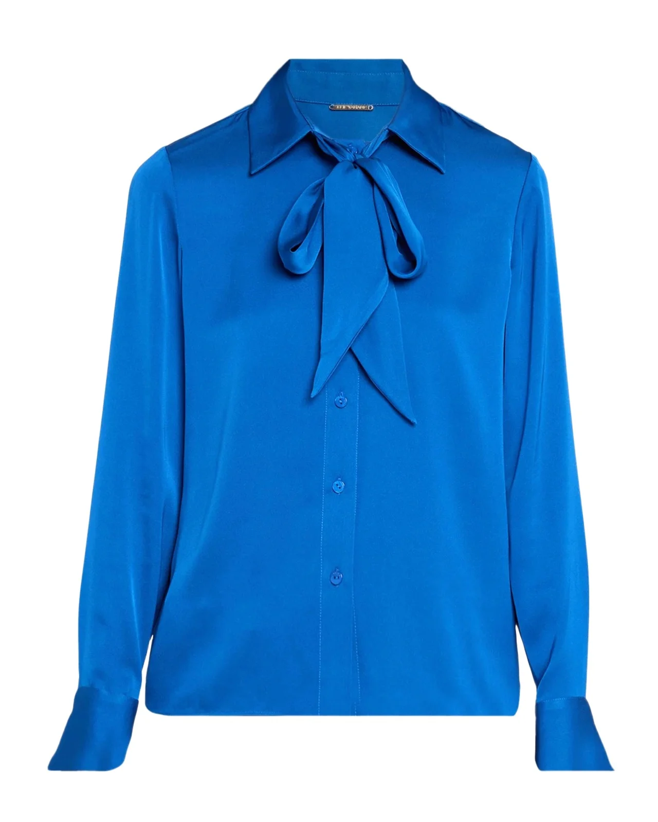 Solana Stretch-Silk Tieneck Blouse Solana Stretch-Silk Tieneck Blouse