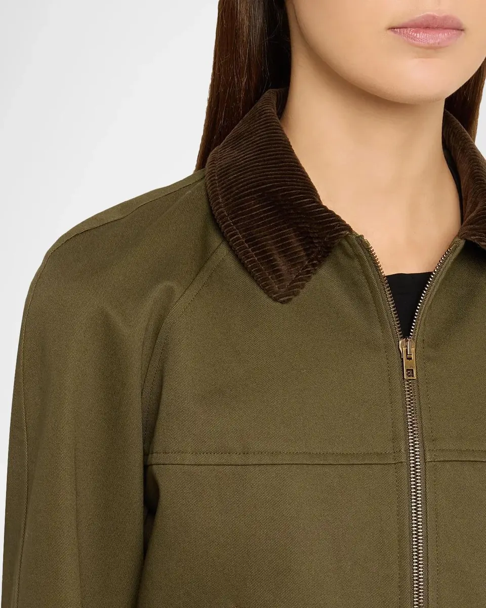 Nili Lotan Victor Contrast Collar Bomber Jacket | Thumbnail 5 Nili Lotan Victor Contrast Collar Bomber Jacket | Thumbnail 5