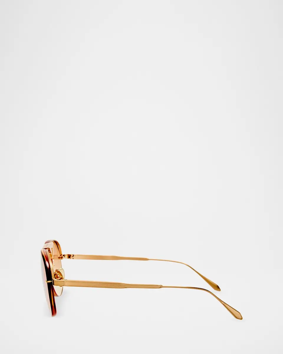 Linda Farrow Taya 59MM Aviator Sunglasses | Thumbnail 2 Linda Farrow Taya 59MM Aviator Sunglasses | Thumbnail 2