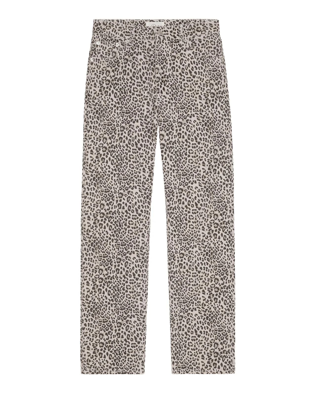 RAILS Topanga Cheetah-Print Straight-Leg Jeans