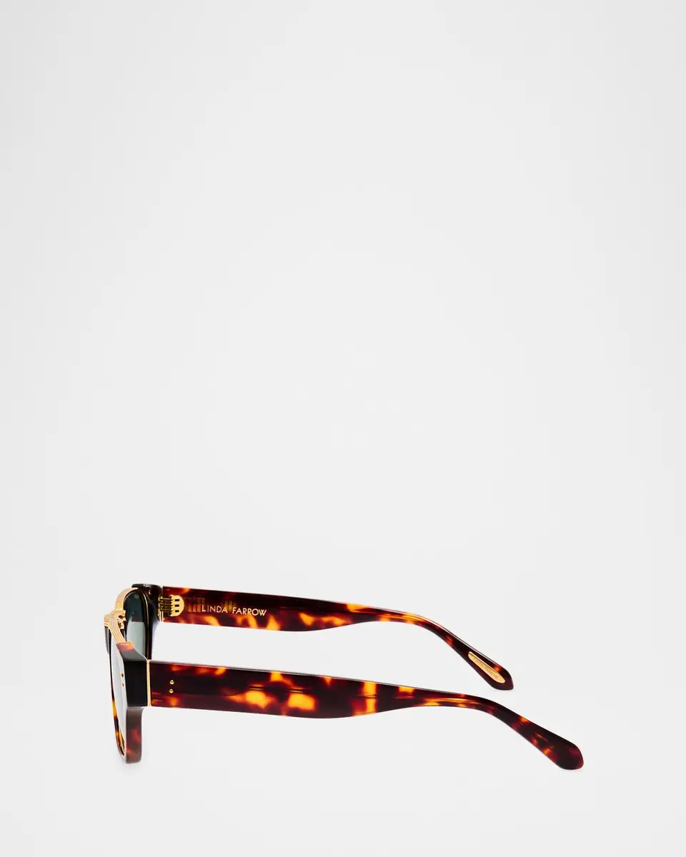 Linda Farrow Marcel 56MM Rectangular Sunglasses | Thumbnail 2 Linda Farrow Marcel 56MM Rectangular Sunglasses | Thumbnail 2