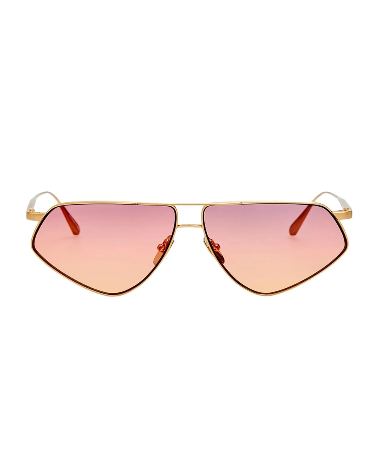 Linda Farrow Tarian 63MM Aviator Sunglasses