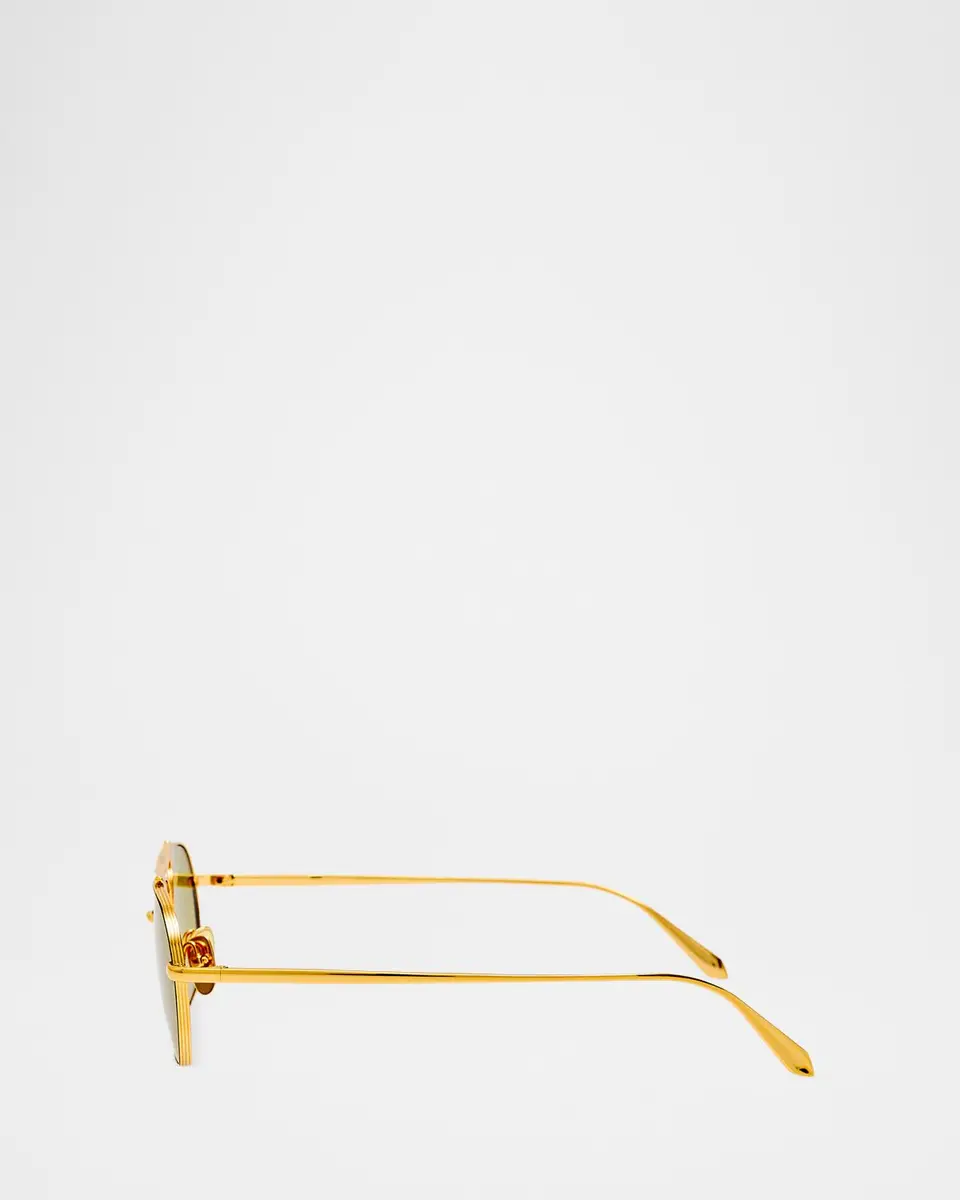 Linda Farrow Arden 55MM Aviator Sunglasses | Thumbnail 2 Linda Farrow Arden 55MM Aviator Sunglasses | Thumbnail 2