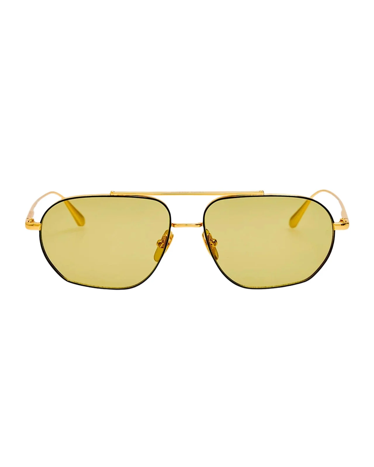 Linda Farrow Arden 55MM Aviator Sunglasses