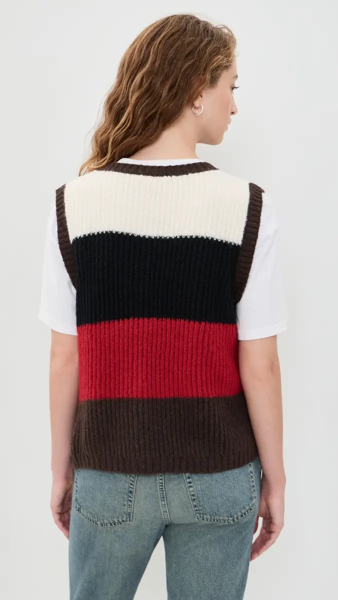 VRG GRL Bridgette Stripe Knit Vest | Thumbnail 3 VRG GRL Bridgette Stripe Knit Vest | Thumbnail 3