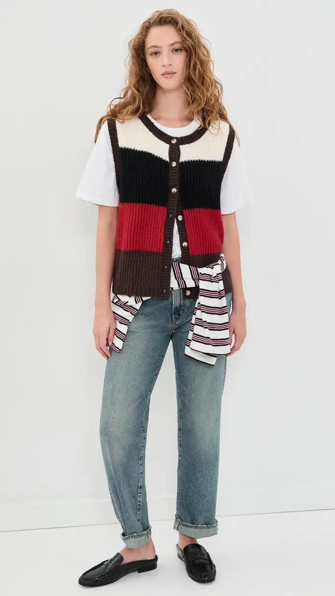 VRG GRL Bridgette Stripe Knit Vest | Thumbnail 5 VRG GRL Bridgette Stripe Knit Vest | Thumbnail 5