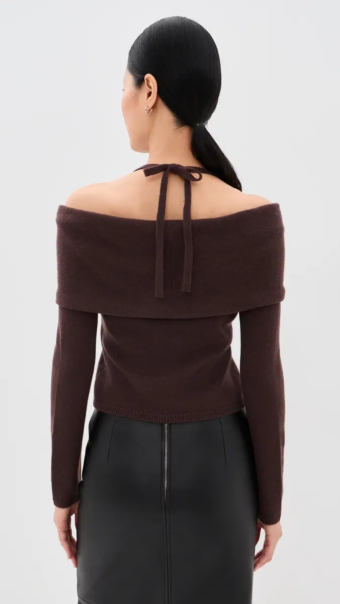 Simkhai Cambria Long Sleeve Off Shoulder Top | Thumbnail 3 Simkhai Cambria Long Sleeve Off Shoulder Top | Thumbnail 3