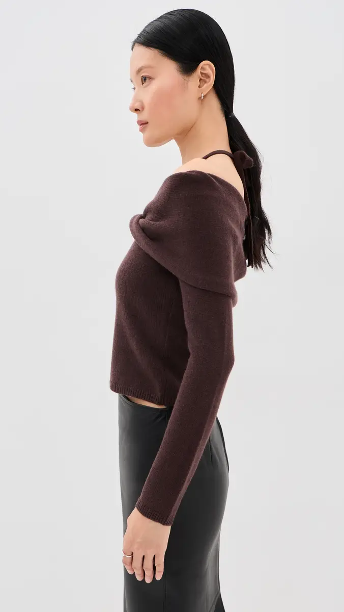 Simkhai Cambria Long Sleeve Off Shoulder Top | Thumbnail 4 Simkhai Cambria Long Sleeve Off Shoulder Top | Thumbnail 4