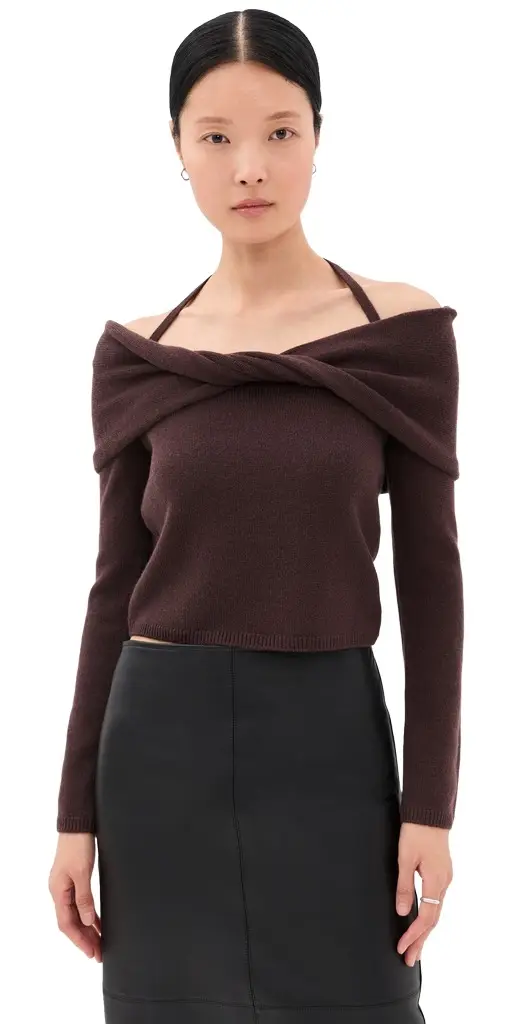 Cambria Long Sleeve Off Shoulder Top