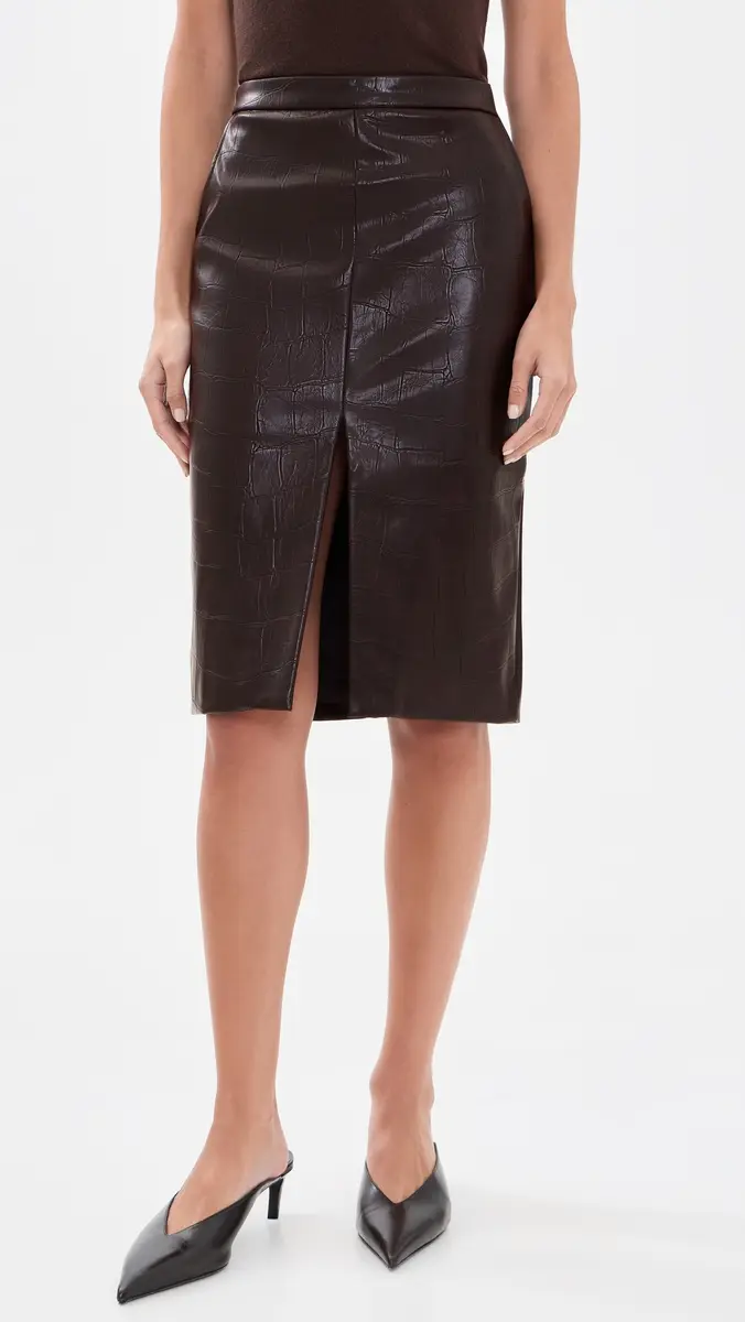Bardot Rheba Faux Leather Skirt | Thumbnail 2 Bardot Rheba Faux Leather Skirt | Thumbnail 2