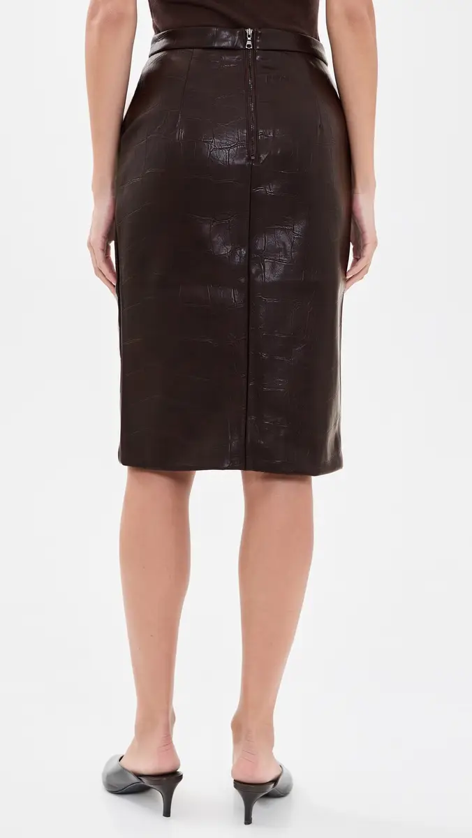 Bardot Rheba Faux Leather Skirt | Thumbnail 3 Bardot Rheba Faux Leather Skirt | Thumbnail 3