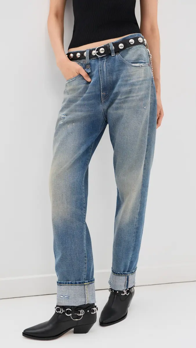 R13 Cuffed BF Jeans | Thumbnail 2 R13 Cuffed BF Jeans | Thumbnail 2