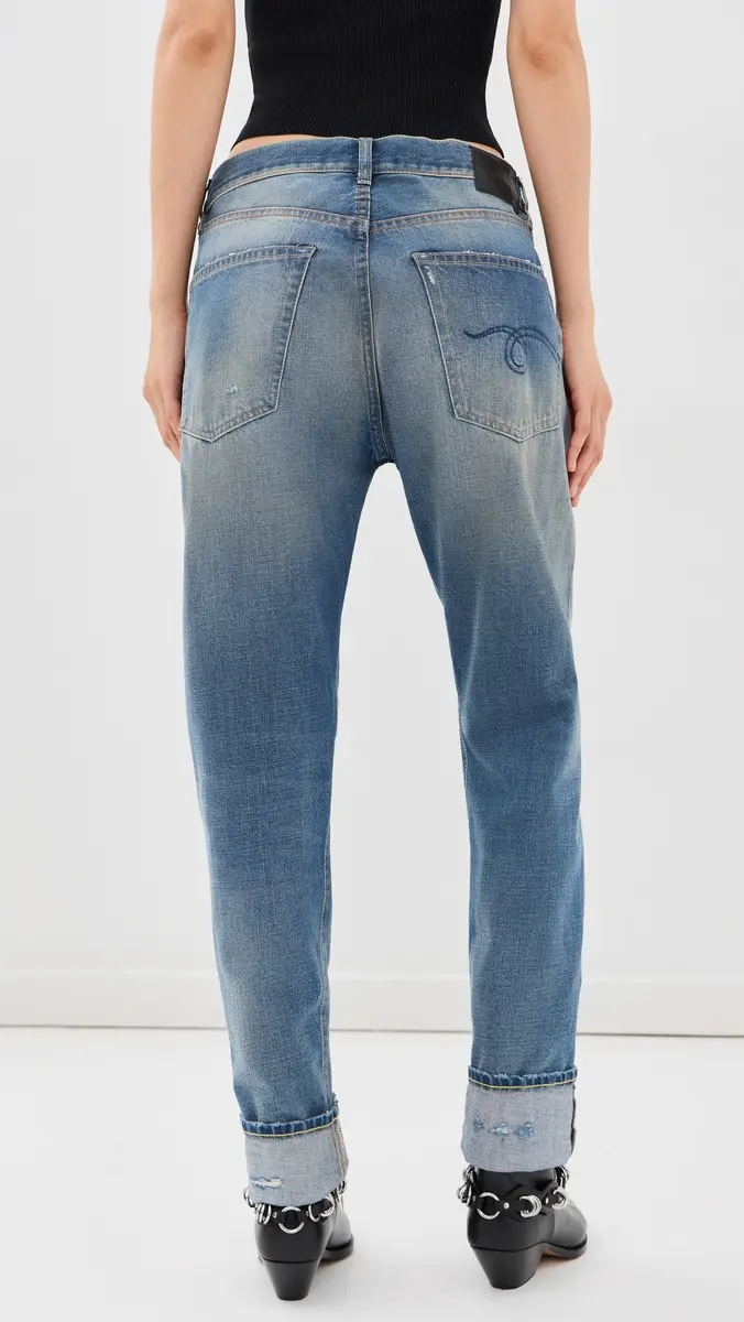 R13 Cuffed BF Jeans | Thumbnail 3 R13 Cuffed BF Jeans | Thumbnail 3