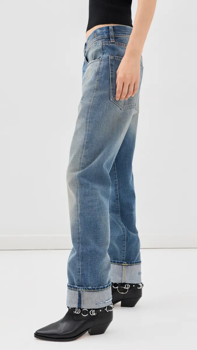 R13 Cuffed BF Jeans | Thumbnail 4 R13 Cuffed BF Jeans | Thumbnail 4