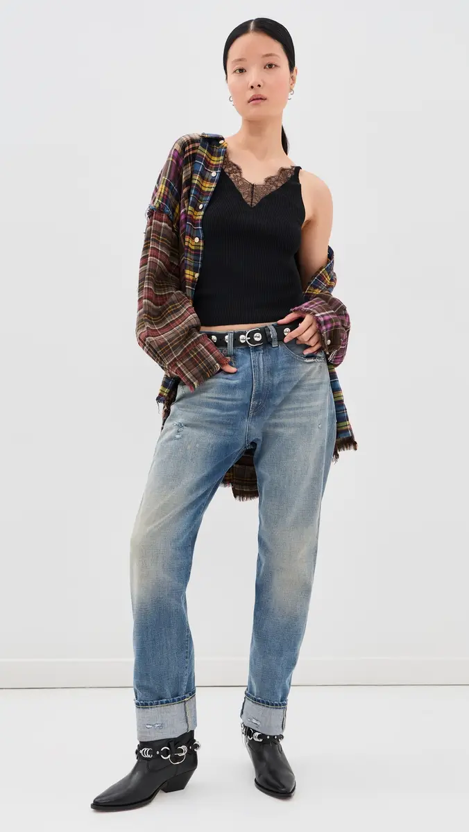 R13 Cuffed BF Jeans | Thumbnail 5 R13 Cuffed BF Jeans | Thumbnail 5