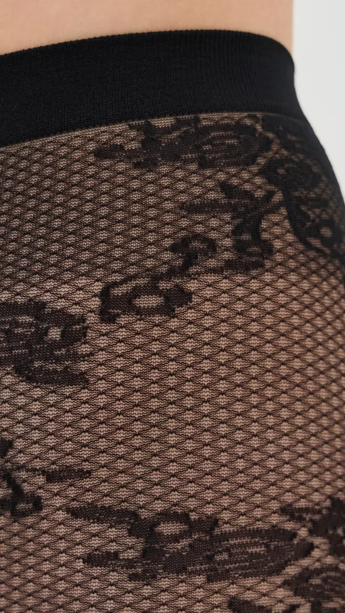 Wolford Floral Lace Tights | Thumbnail 3 Wolford Floral Lace Tights | Thumbnail 3