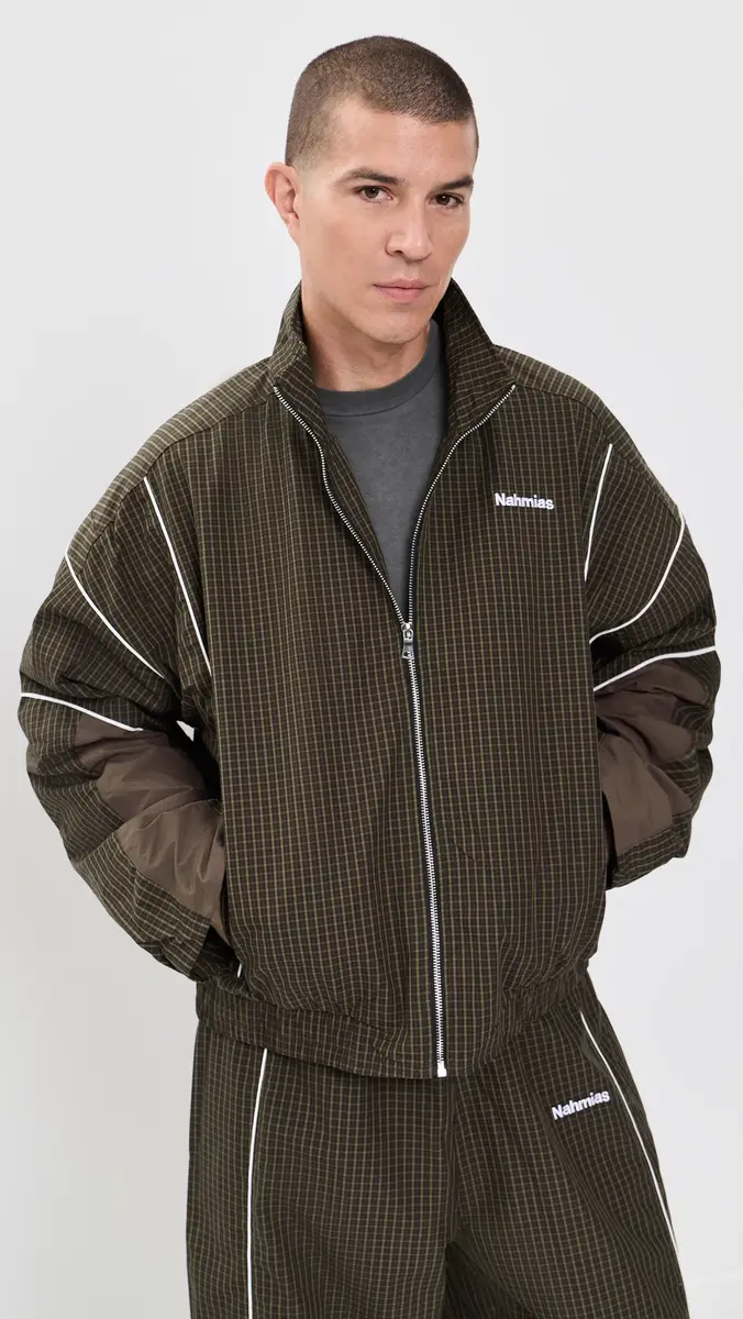 Nahmias Grid Warm Up Jacket | Thumbnail 2 Nahmias Grid Warm Up Jacket | Thumbnail 2