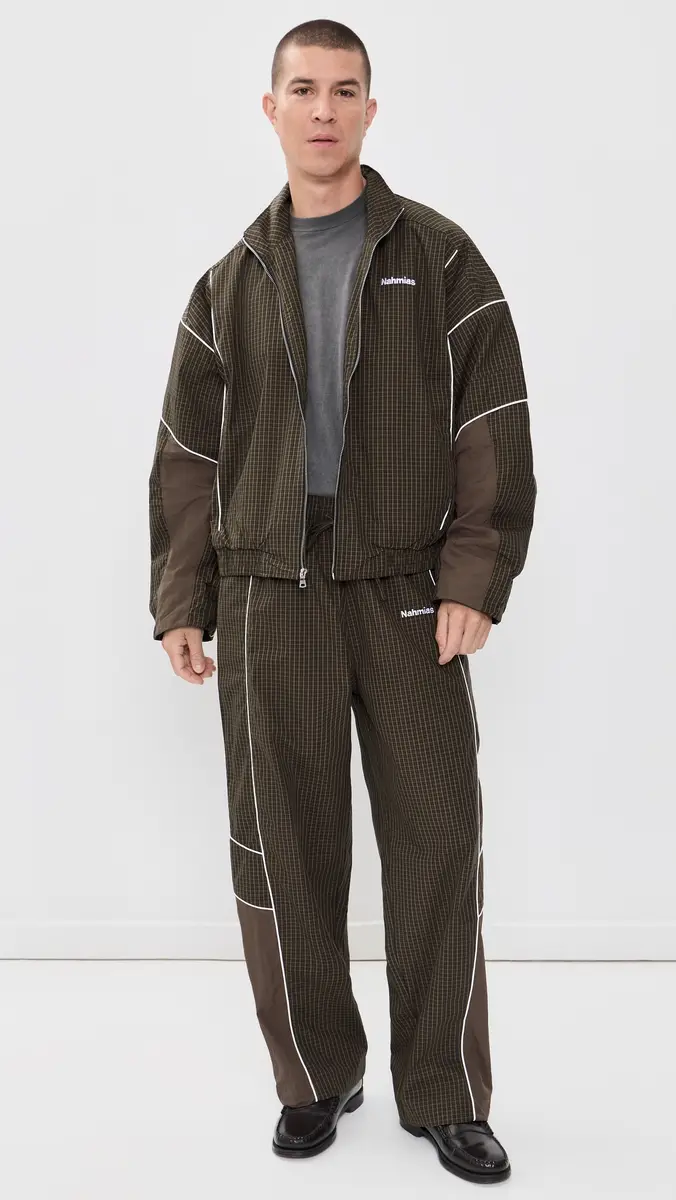 Nahmias Grid Warm Up Jacket | Thumbnail 5 Nahmias Grid Warm Up Jacket | Thumbnail 5