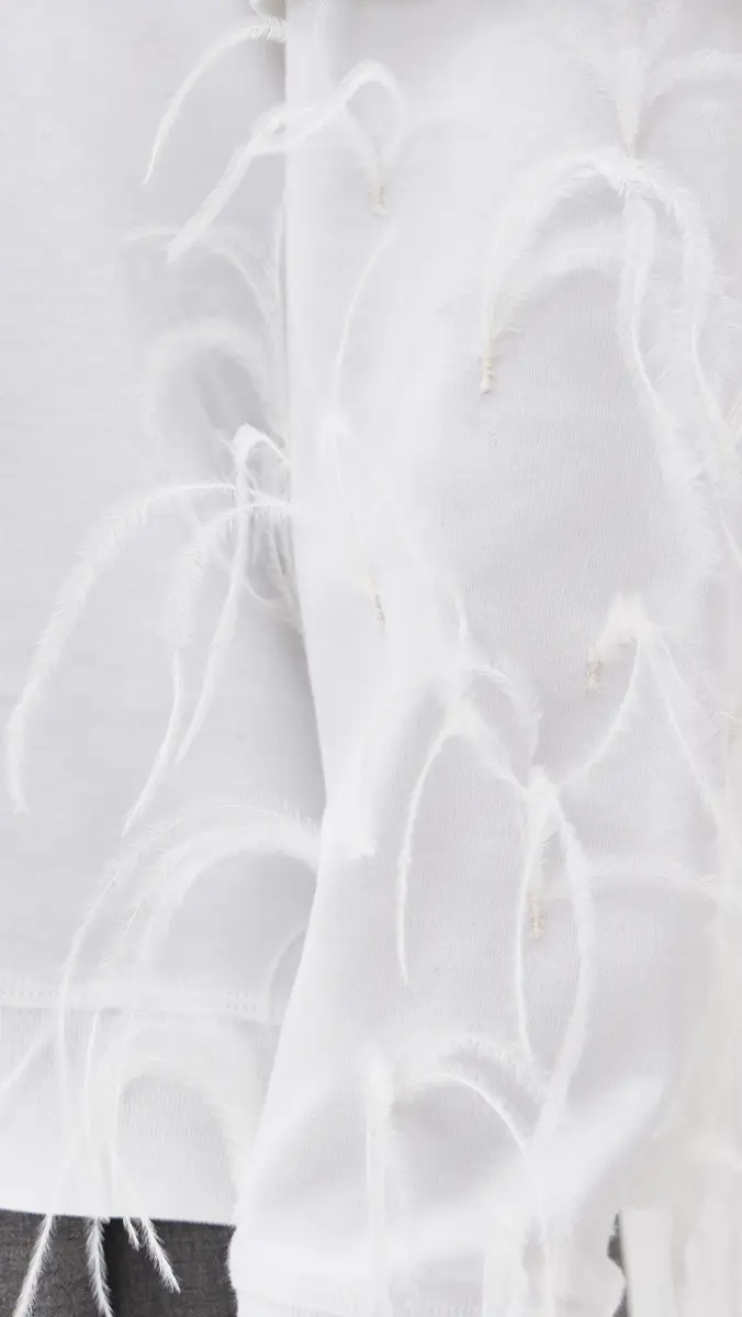 DARKPARK Troy Double Sleeve Feather Tee | Thumbnail 6 DARKPARK Troy Double Sleeve Feather Tee | Thumbnail 6