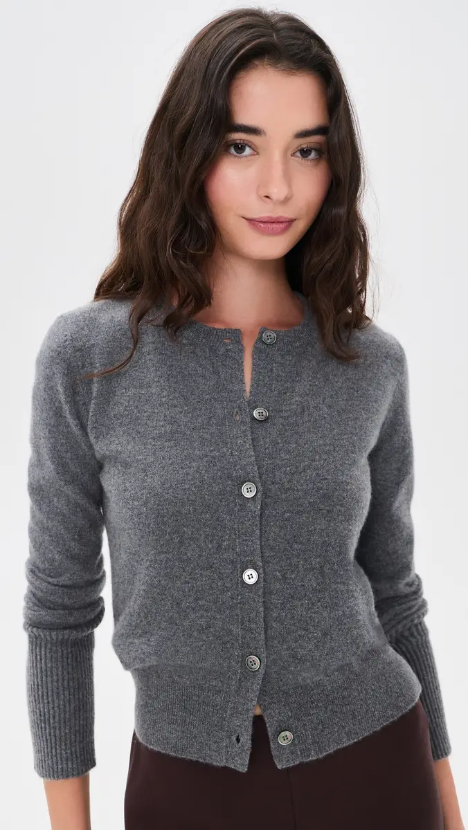 La Ligne Solid Lean Lines Cashmere Cardigan | Thumbnail 2 La Ligne Solid Lean Lines Cashmere Cardigan | Thumbnail 2