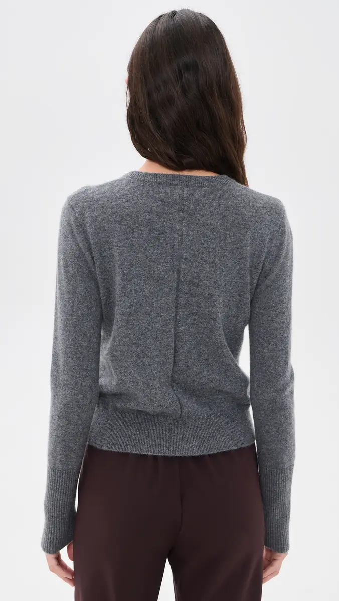 La Ligne Solid Lean Lines Cashmere Cardigan | Thumbnail 3 La Ligne Solid Lean Lines Cashmere Cardigan | Thumbnail 3