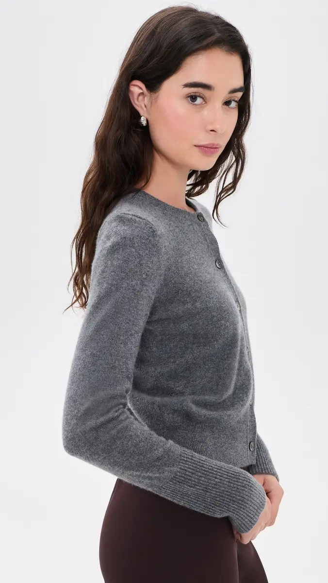 La Ligne Solid Lean Lines Cashmere Cardigan | Thumbnail 4 La Ligne Solid Lean Lines Cashmere Cardigan | Thumbnail 4