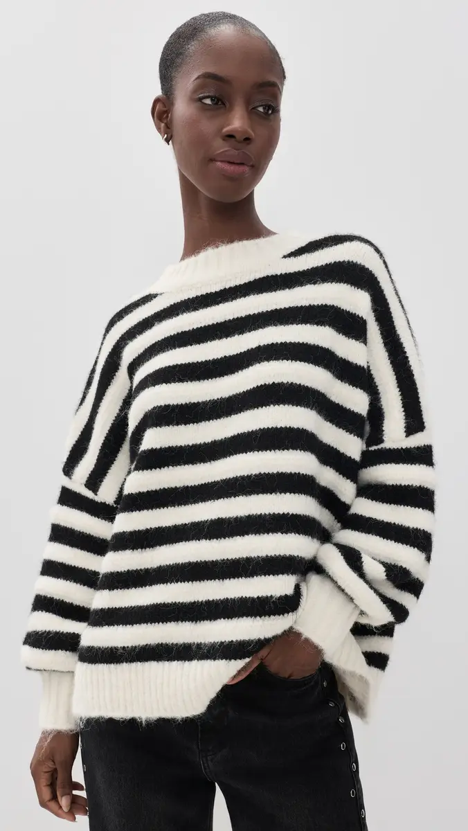 VRG GRL Sam Stripe Knit Sweater | Thumbnail 2 VRG GRL Sam Stripe Knit Sweater | Thumbnail 2