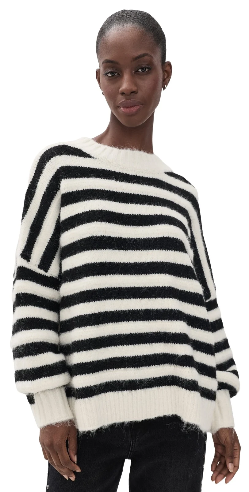 VRG GRL Sam Stripe Knit Sweater