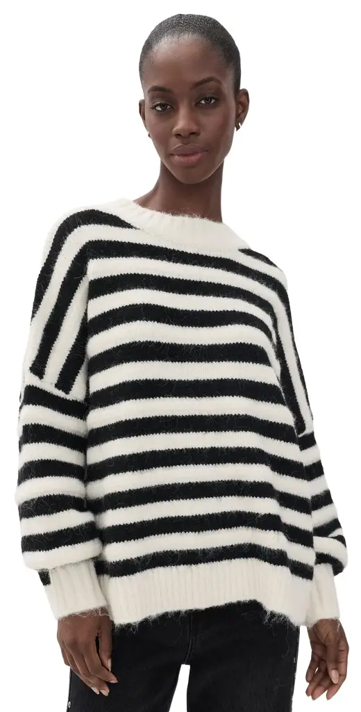 VRG GRL Sam Stripe Knit Sweater