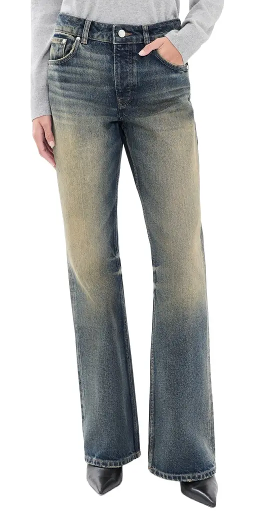 EB Denim Rowan Mid Rise Flare Jeans