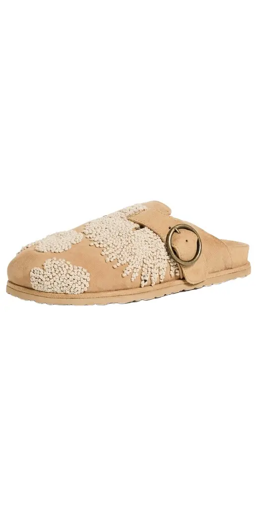 Drift French Knot Mules