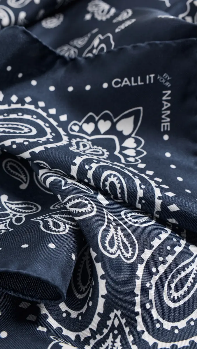 CALL IT BY YOUR NAME Silk Bandana Small | Thumbnail 5 CALL IT BY YOUR NAME Silk Bandana Small | Thumbnail 5