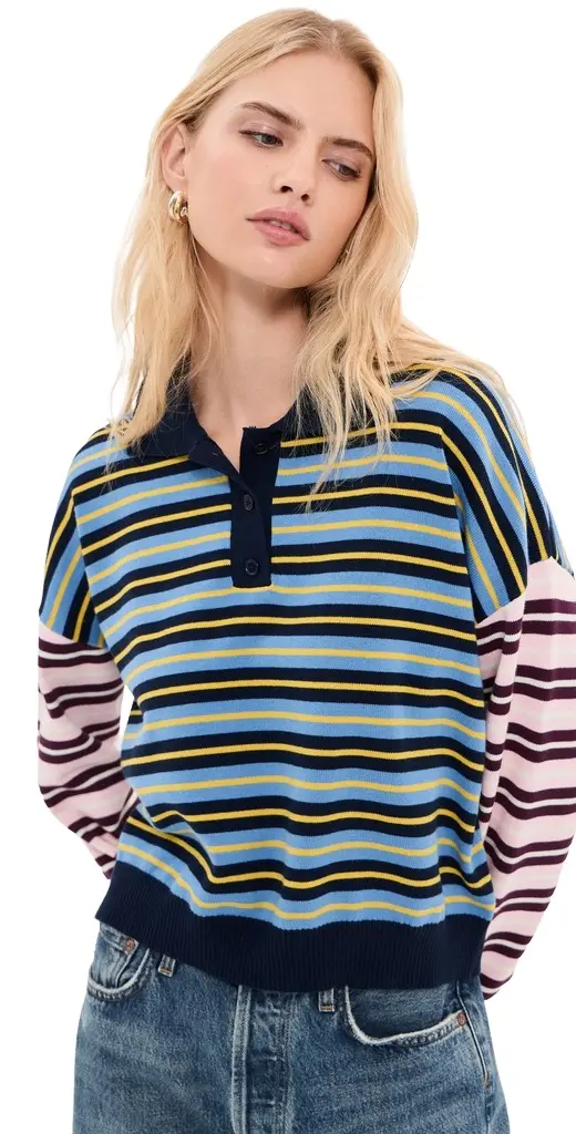 LE BOP Zadie Cropped Polo