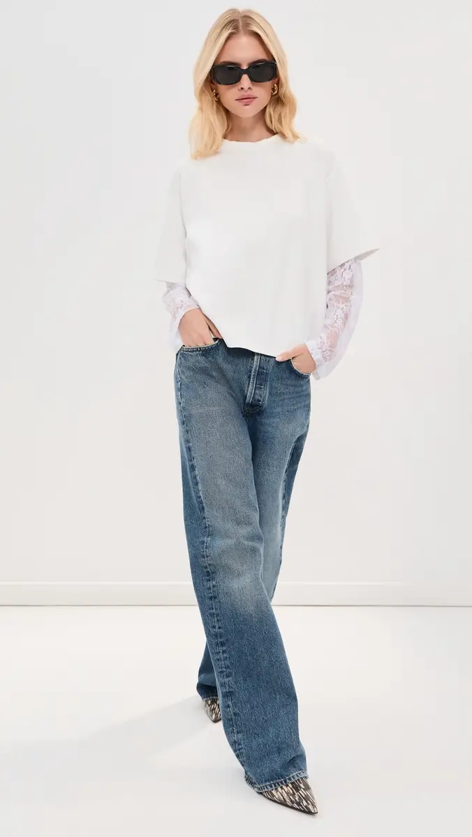 LE BOP Lucy Double Lace Tee | Thumbnail 6 LE BOP Lucy Double Lace Tee | Thumbnail 6