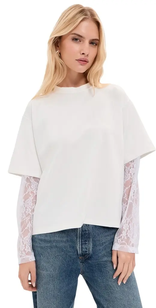 LE BOP Lucy Double Lace Tee