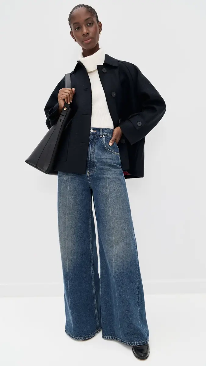 Harris Wharf London Raglan Jacket with Quilted Lining | Thumbnail 5 Harris Wharf London Raglan Jacket with Quilted Lining | Thumbnail 5