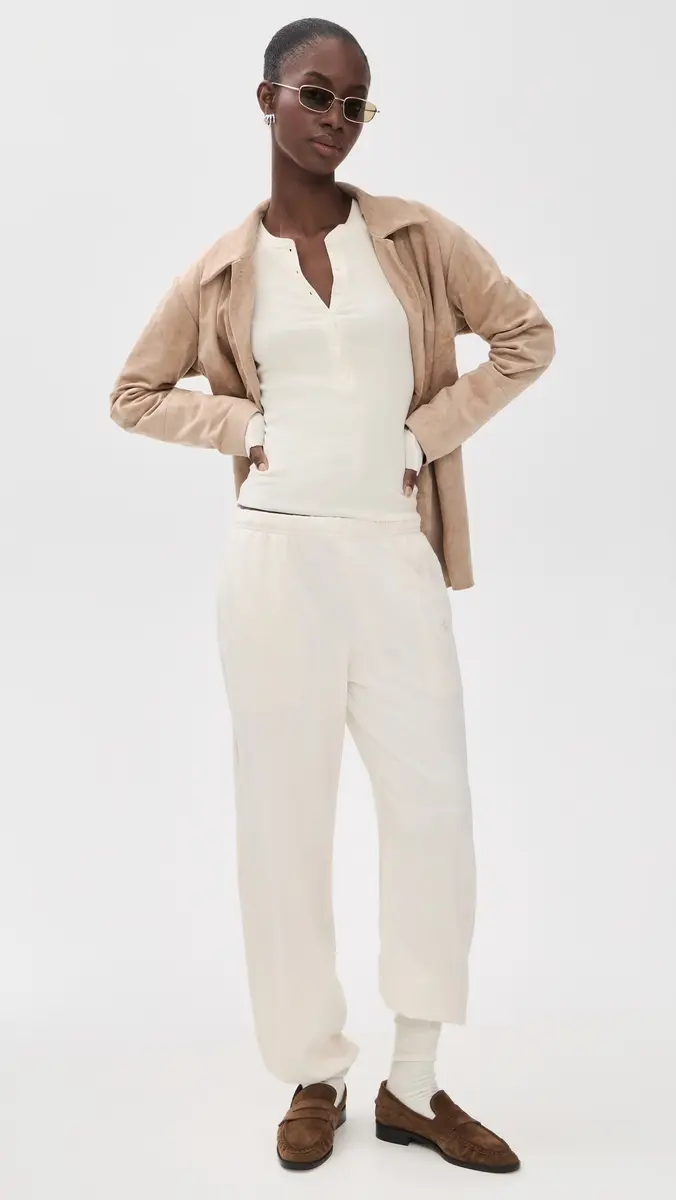 ÉTERNE Long Sleeve Henley Top | Thumbnail 5 ÉTERNE Long Sleeve Henley Top | Thumbnail 5