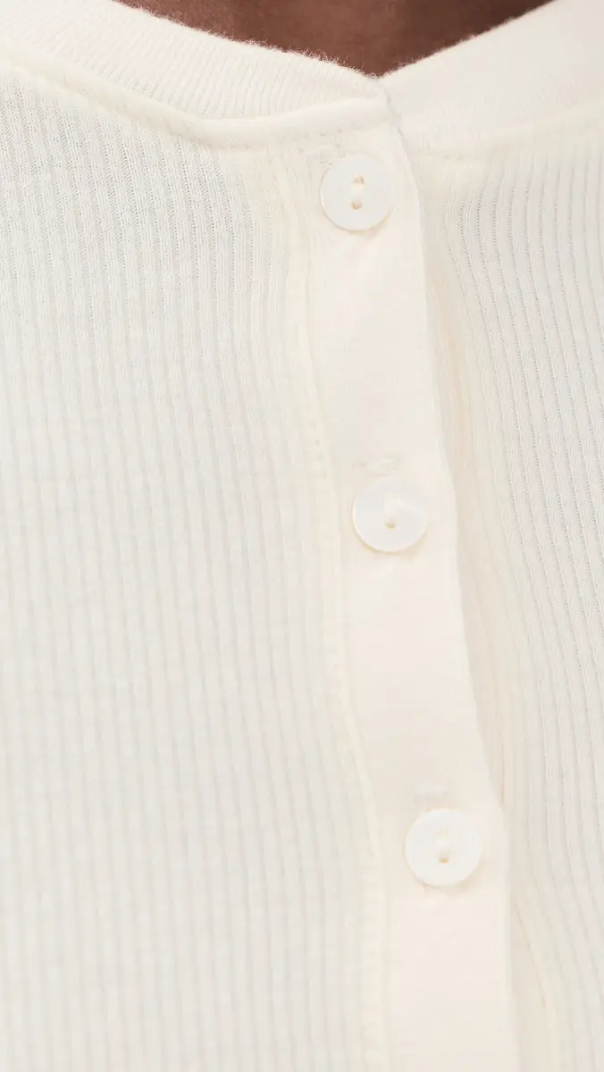 ÉTERNE Long Sleeve Henley Top | Thumbnail 6 ÉTERNE Long Sleeve Henley Top | Thumbnail 6