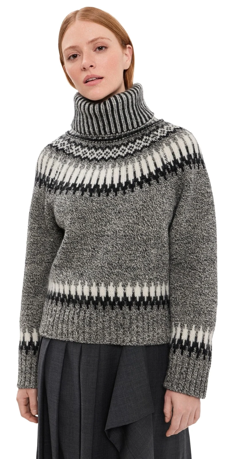 Fair Isle Turtleneck Sweater Fair Isle Turtleneck Sweater
