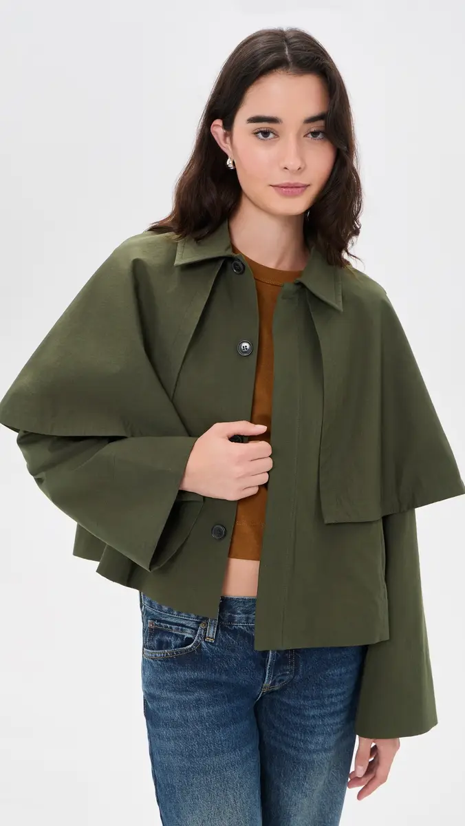 Frame The Paddock Cape Jacket | Thumbnail 2 Frame The Paddock Cape Jacket | Thumbnail 2