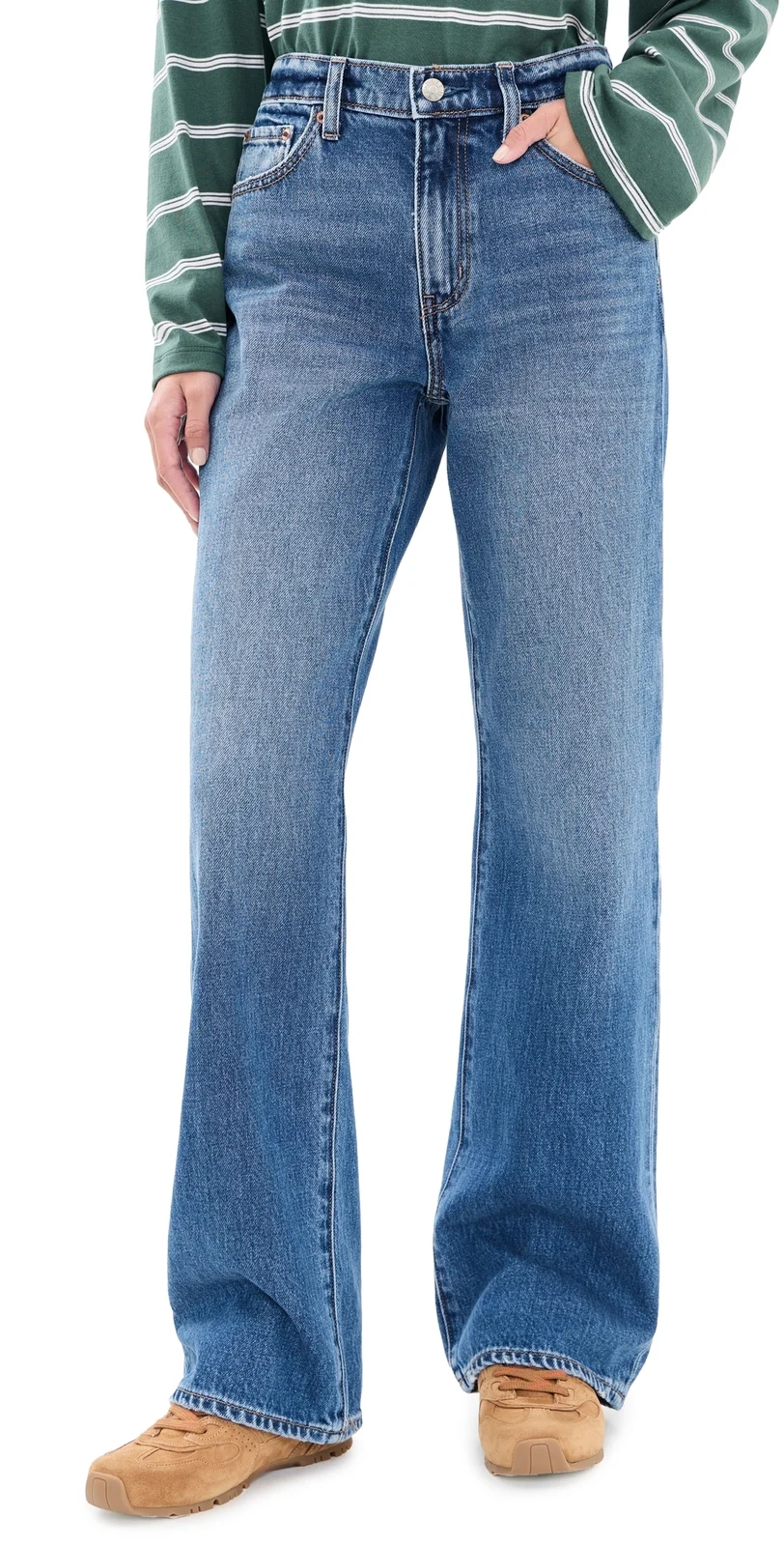 DAZE 2K Mid Rise Relaxed Baggy Jeans