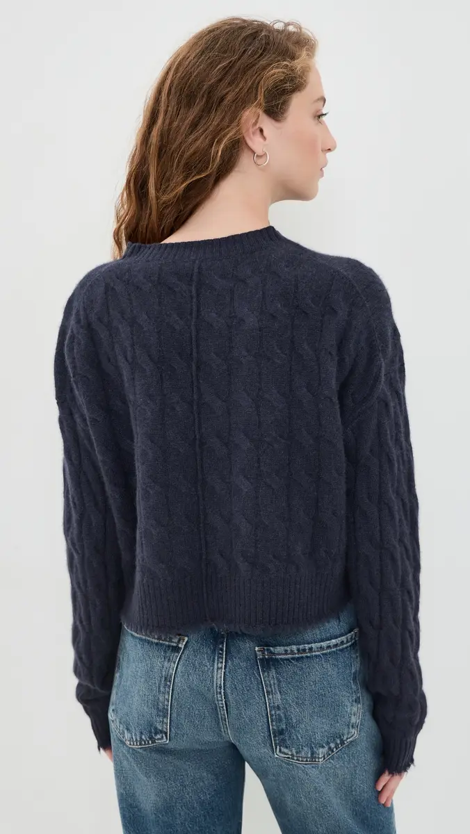 RE/DONE Rowe Cashmere Pullover | Thumbnail 3 RE/DONE Rowe Cashmere Pullover | Thumbnail 3
