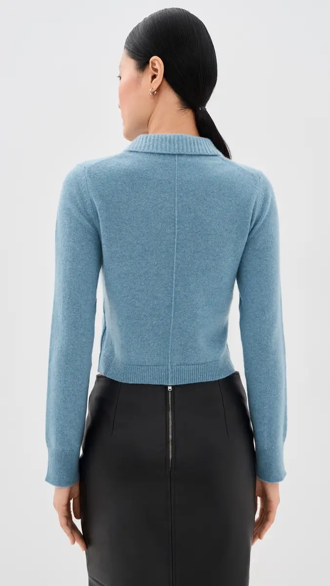 Simkhai Constance Long Sleeve Polo | Thumbnail 3 Simkhai Constance Long Sleeve Polo | Thumbnail 3
